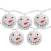 Northlight 10ct. White Snowman Paper Lantern Christmas Light Set 2 Northlight 10ct. White Snowman Paper Lantern Christmas Light Set -Christmas Designers Store D676233S 1