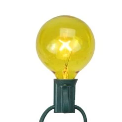 Northlight Yellow G50 Incandescent Replacement Christmas Bulbs, 25ct. 5 Northlight Yellow G50 Incandescent Replacement Christmas Bulbs, 25ct. -Christmas Designers Store D676243S 1 1