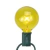Northlight Yellow G50 Incandescent Replacement Christmas Bulbs, 25ct. -Christmas Designers Store D676243S 1