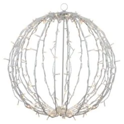 Northlight 23'' Warm White LED Lighted Christmas Hanging Ball Decoration 15 Northlight 23'' Warm White LED Lighted Christmas Hanging Ball Decoration -Christmas Designers Store D676265S 1 1