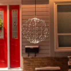 Northlight 23'' Warm White LED Lighted Christmas Hanging Ball Decoration 21 Northlight 23'' Warm White LED Lighted Christmas Hanging Ball Decoration -Christmas Designers Store D676265S 12
