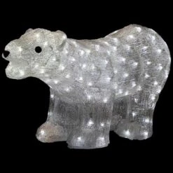Northlight 28" Lighted Commercial Grade Acrylic Polar Bear Christmas Display Decoration -Christmas Designers Store D676285S 11