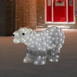 Northlight 28" Lighted Commercial Grade Acrylic Polar Bear Christmas Display Decoration -Christmas Designers Store D676285S 12