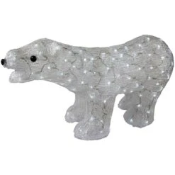 Northlight 28" Lighted Commercial Grade Acrylic Polar Bear Christmas Display Decoration -Christmas Designers Store D676285S 16