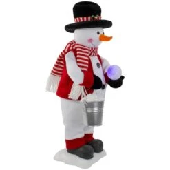 Northlight 24" Lighted & Animated Musical Snowman Christmas Figure -Christmas Designers Store D676288S 3