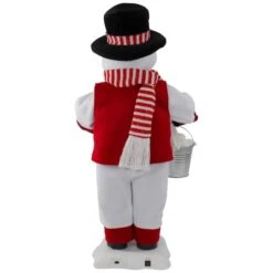 Northlight 24" Lighted & Animated Musical Snowman Christmas Figure -Christmas Designers Store D676288S 5