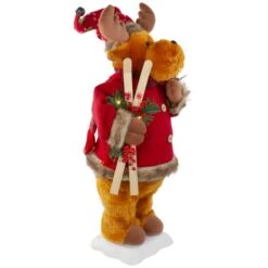 Northlight 24" Lighted & Animated Musical Moose Christmas Figure -Christmas Designers Store D676289S 3