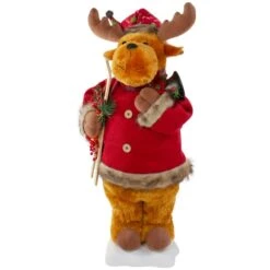 Northlight 24" Lighted & Animated Musical Moose Christmas Figure -Christmas Designers Store D676289S 4