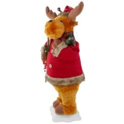 Northlight 24" Lighted & Animated Musical Moose Christmas Figure -Christmas Designers Store D676289S 5
