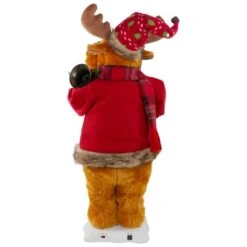 Northlight 24" Lighted & Animated Musical Moose Christmas Figure -Christmas Designers Store D676289S 6