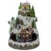 Northlight 17" White LED Lighted & Animated Christmas Village With Moving Train 2 Northlight 17" White LED Lighted & Animated Christmas Village With Moving Train -Christmas Designers Store D676293S 1