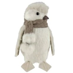 Northlight 8" Ivory Sisal Penguin Christmas Figure -Christmas Designers Store D676296S 11