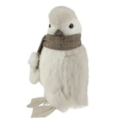 Northlight 8" Ivory Sisal Penguin Christmas Figure -Christmas Designers Store D676296S 3