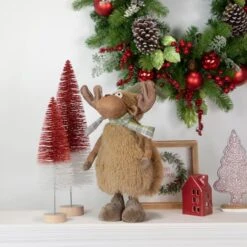 Northlight 13" Whimsical Moose Gnome Christmas Figurine -Christmas Designers Store D676303S 2