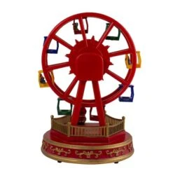 Northlight 11" Red & Gold LED Musical Rotating Christmas Ferris Wheel 14 Northlight 11" Red & Gold LED Musical Rotating Christmas Ferris Wheel -Christmas Designers Store D676305S 5
