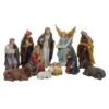 Northlight Blue And Red Christmas Nativity Figurine Set 1 Northlight Blue And Red Christmas Nativity Figurine Set -Christmas Designers Store D676327S 1