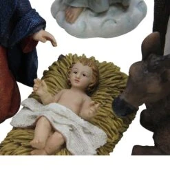 Northlight Blue And Red Christmas Nativity Figurine Set -Christmas Designers Store D676327S 2
