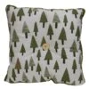 Northlight Forest Green Tree Print Rustic Woodland Decorative Christmas Throw Pillow 1 Northlight Forest Green Tree Print Rustic Woodland Decorative Christmas Throw Pillow -Christmas Designers Store D676332S 1