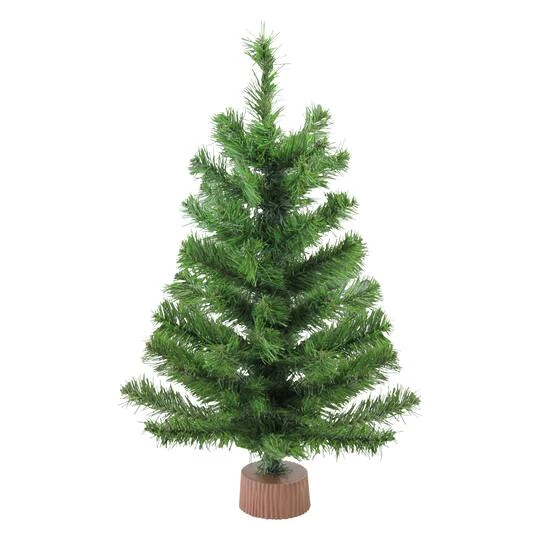 Northlight 24" Unlit Mini Pine Medium Artificial Christmas Tree 4 Northlight 24" Unlit Mini Pine Medium Artificial Christmas Tree - Image 2