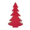 Hello Honey® 9.5" Red Enameled Mango Wood Christmas Tree Décor 2 Hello Honey® 9.5" Red Enameled Mango Wood Christmas Tree Décor -Christmas Designers Store D758763S 1