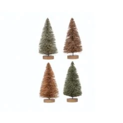 Hello Honey® Multicolor Tree Farm Christmas Tree Set -Christmas Designers Store D758784S 3