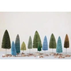 Hello Honey® 8" Blue Sisal Bottle Brush Tree -Christmas Designers Store D758793S 3