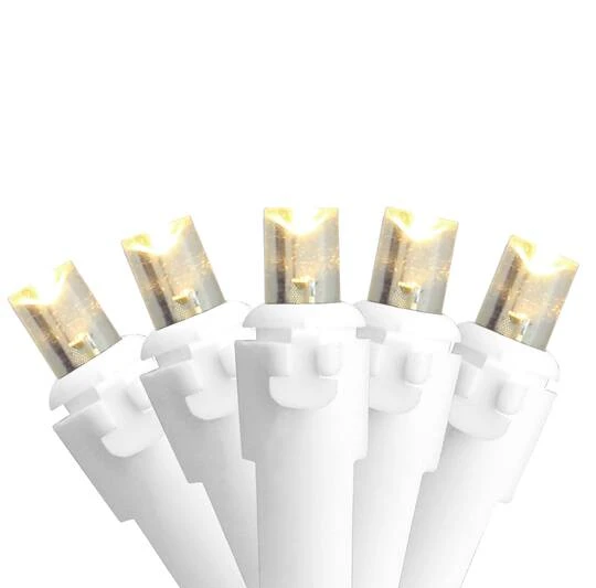 Northlight 100ct. LED Wide Angle Christmas String Lights With White Wire Multicolor 4 Northlight 100ct. LED Wide Angle Christmas String Lights With White Wire Multicolor - Image 2